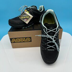 Asolo Women's Tahoe GTX Low Cut Fastpacking‎ Hiking Shoes, Size 9, Black/Celadon